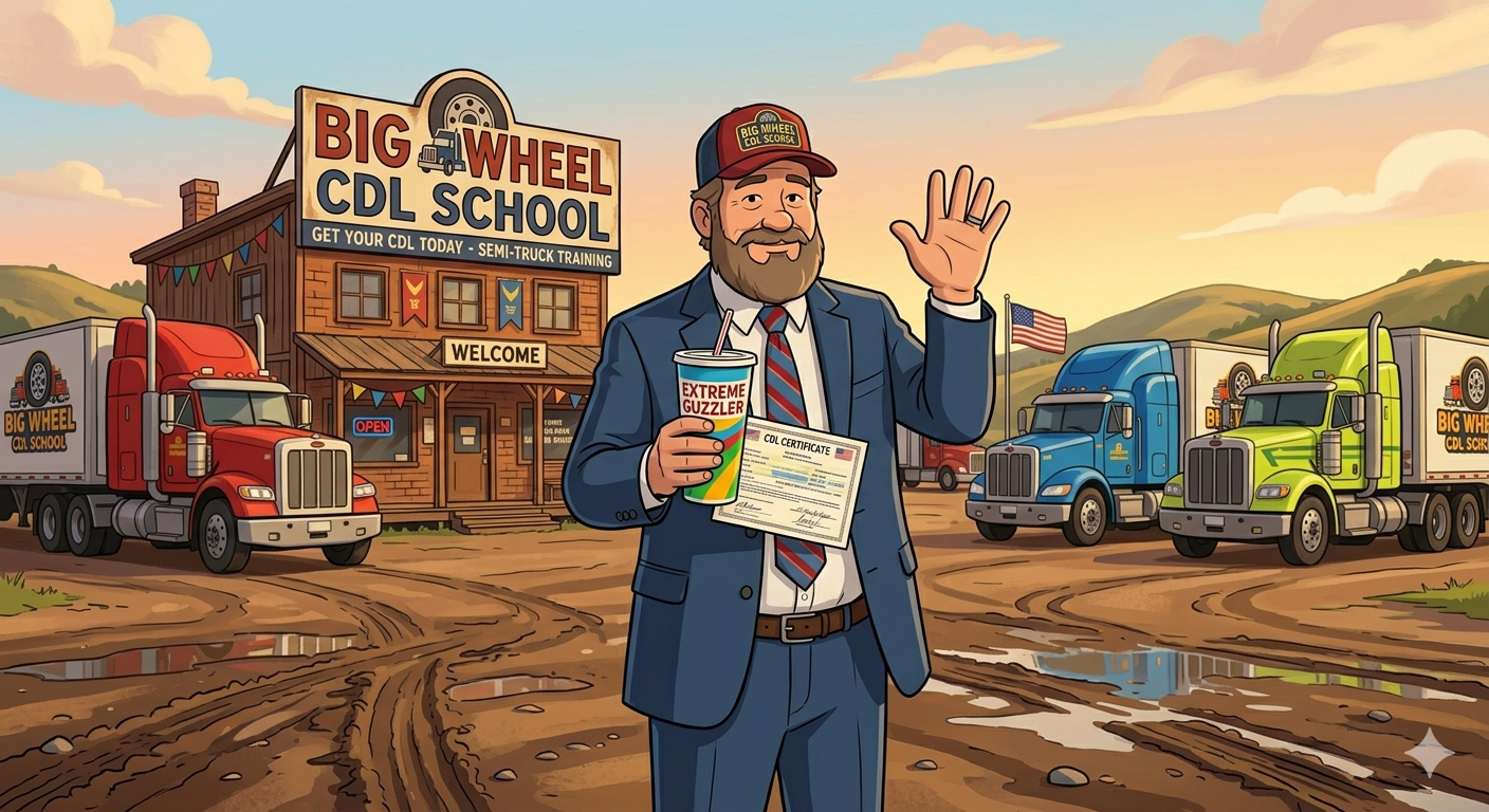 Gus at Big Wheels CDL School